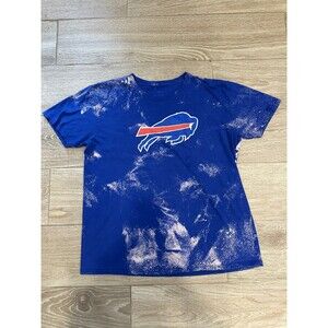 Buffalo Bills Fanatics Distressed Blue T-Shirt Mens XL Short Sleeve